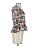 Saylor Brown 3/4 Sleeve Blouse Size S - photo 4