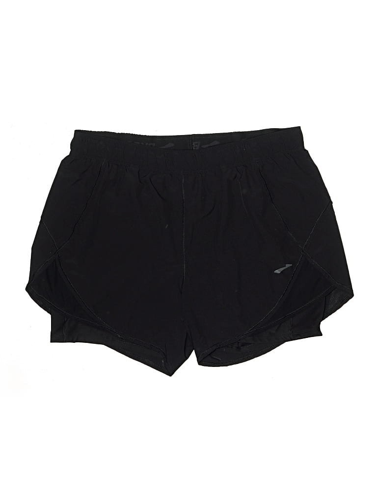 Pre-owned Brooks Athletic Shorts In Black