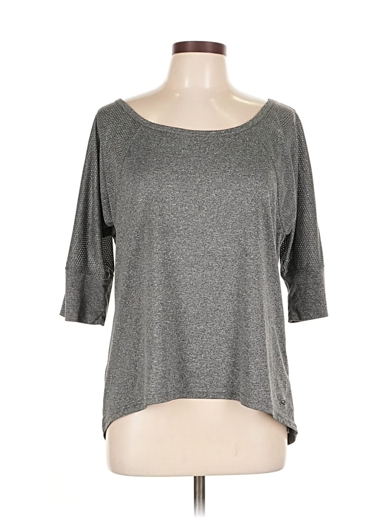 Pre-owned C9 By Champion 3/4 Sleeve T-shirt In Gray