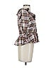 Saylor Brown 3/4 Sleeve Blouse Size S - photo 4