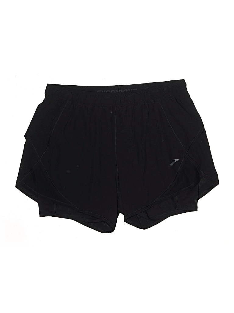 Pre-owned Brooks Athletic Shorts In Black