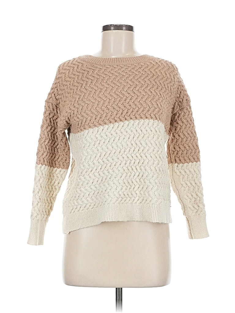 Pre-owned Pink Lily Pullover Sweater In Brown