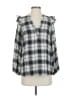 Marine Layer Silver 3/4 Sleeve Blouse Size S - photo 1