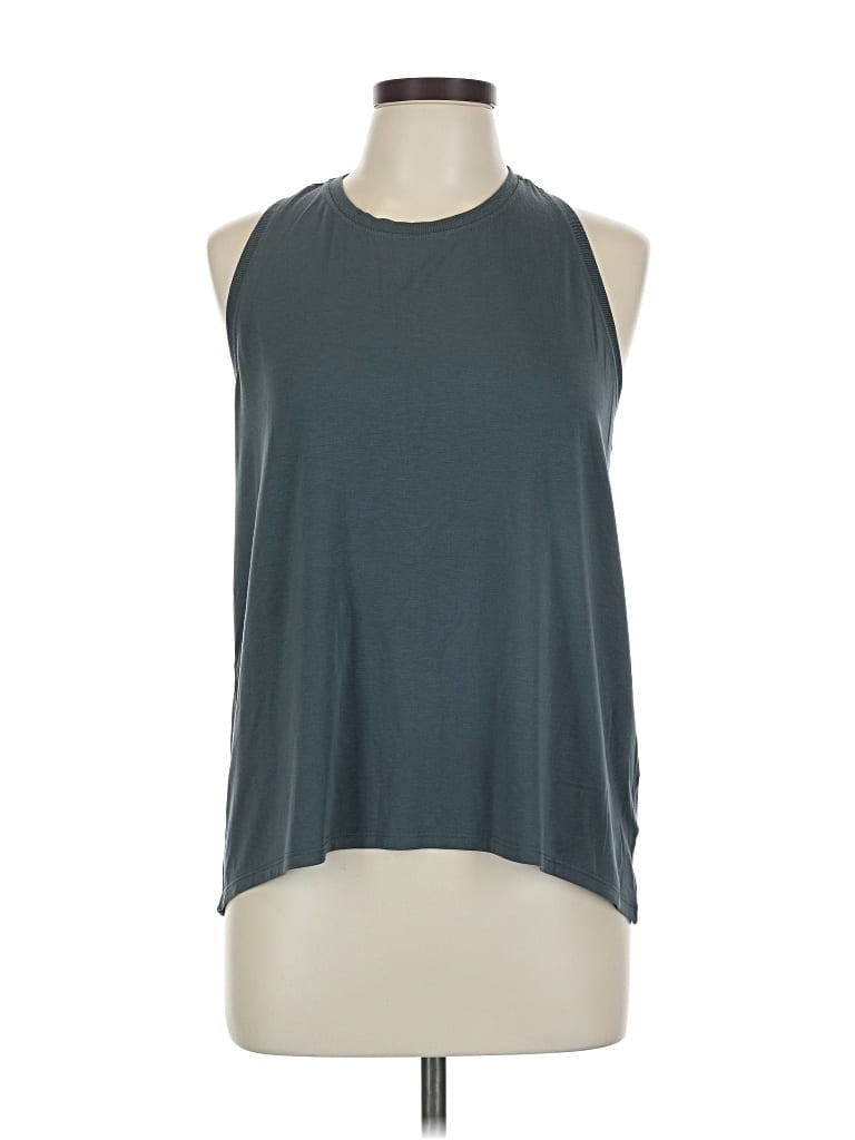Pre-owned Athleta Sleeveless T-shirt In Gray