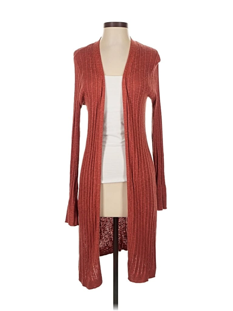Pre-owned Hem & Thread Cardigan Sweater In Red