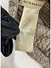 Burberry 100% Wool Gray Tan Infinity Scarf One size - photo 5