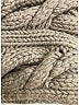 Burberry 100% Wool Gray Tan Infinity Scarf One size - photo 4