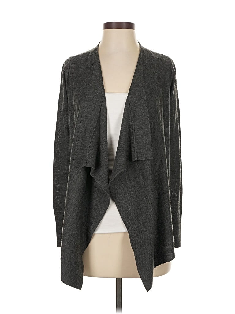 Pre-owned Ann Taylor Loft Cardigan Sweater In Gray