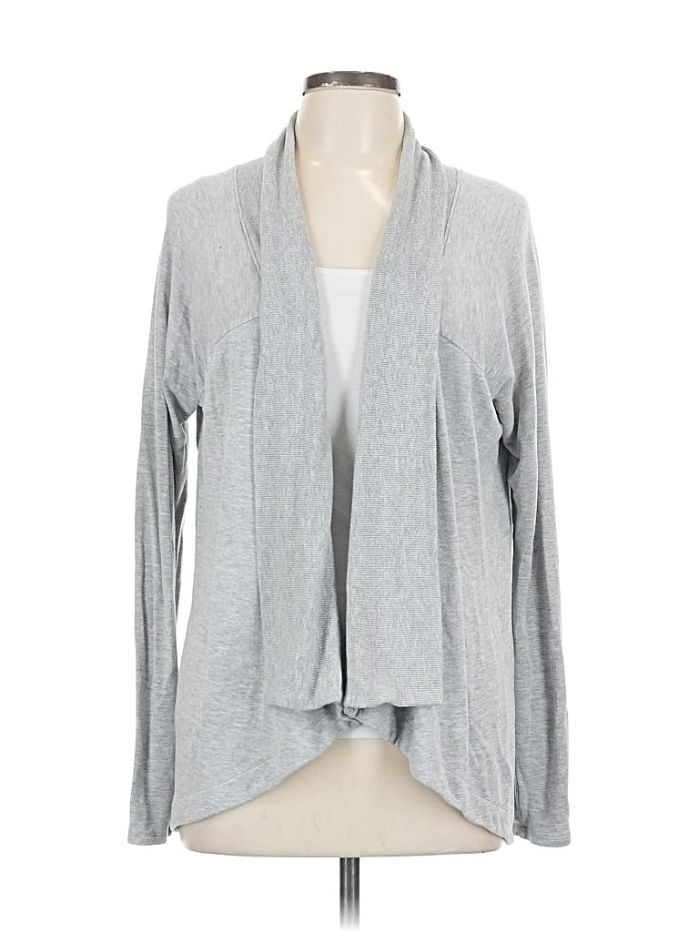 Pre-owned Athleta Cardigan Sweater In Gray