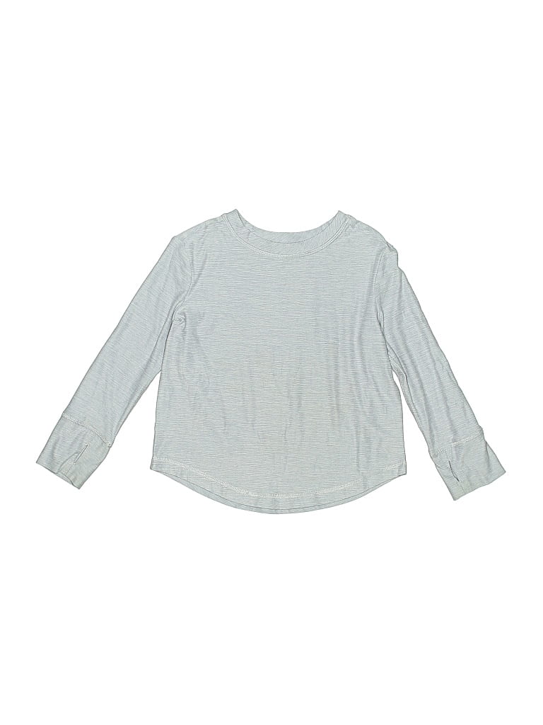 Pre-owned Hanna Andersson Kids' Long Sleeve Henley Shirt In Blue