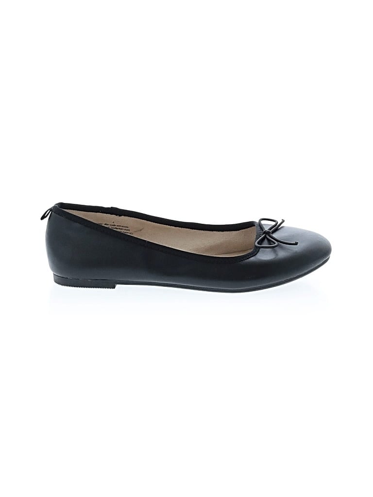 Pre-owned Carter's Kids' Flats In Black