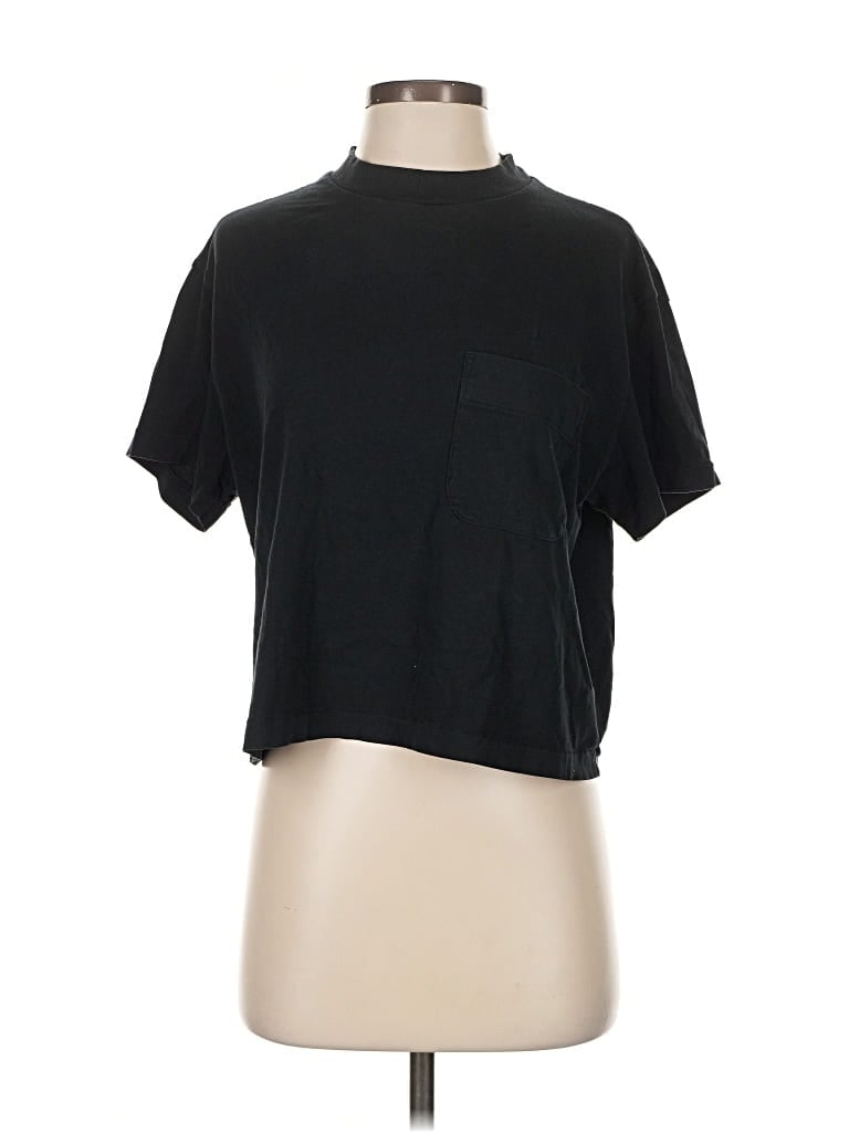 Pre-owned For Days Short Sleeve Turtleneck In Black