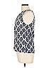 Willi Smith 100% Rayon Blue Sleeveless Blouse Size L - photo 5