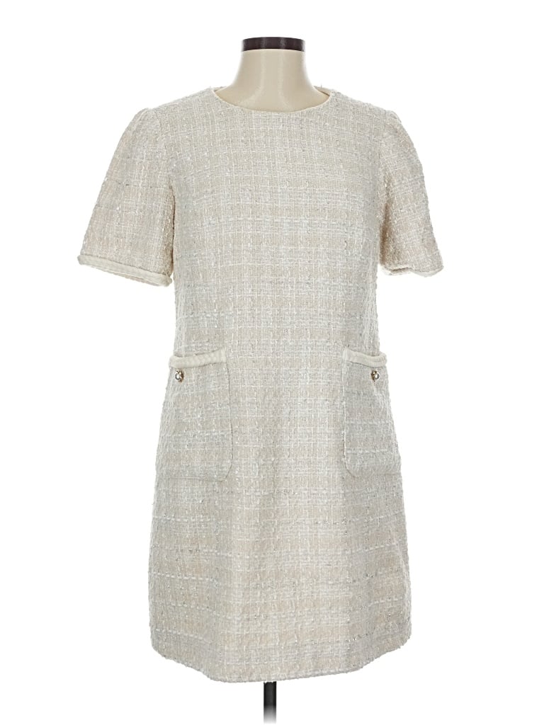 Pre-owned Allegra K Casual Dress In White