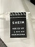 Shein White Sleeveless Button-Down Shirt Size L - photo 7