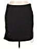 Bisou Bisou Solid Black Casual Skirt Size L - photo 1