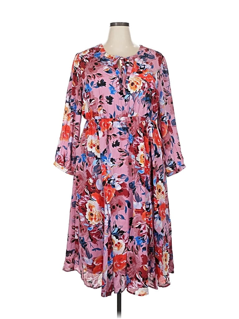 Pre-owned Torrid Casual Dress In Pink