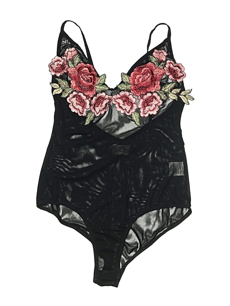 Pre-owned Seek The Label Bodysuit In Black