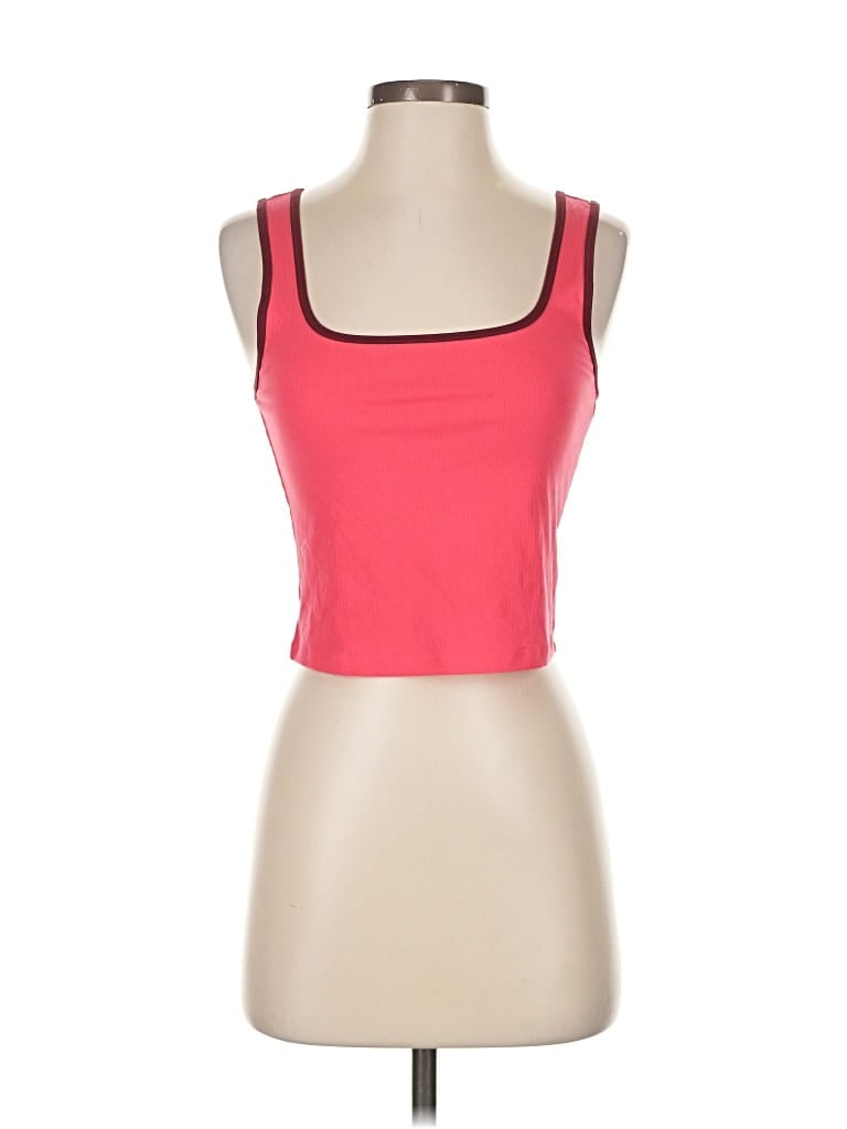 Pre-owned Athleta Sports Bra In Red