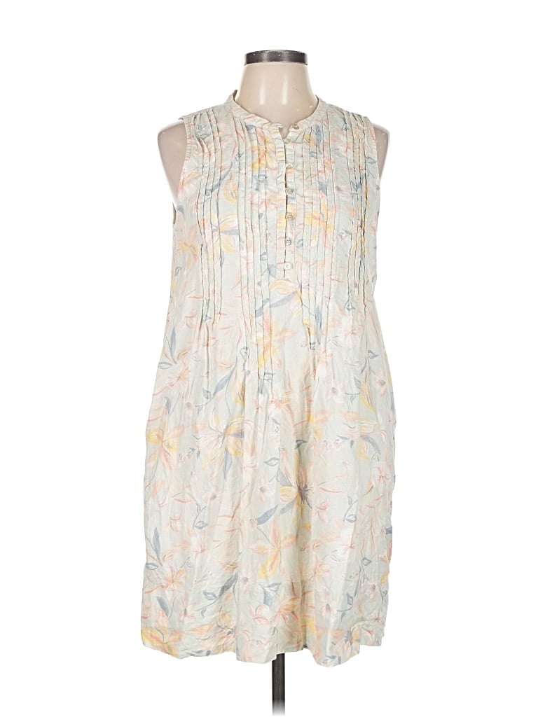 Pre-owned Faherty Casual Dress In White