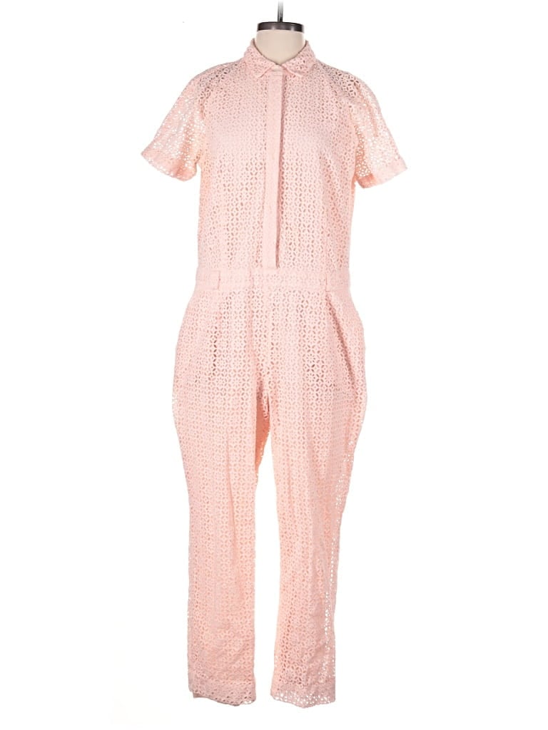 Pre-owned J.crew Collection Jumpsuit In Pink