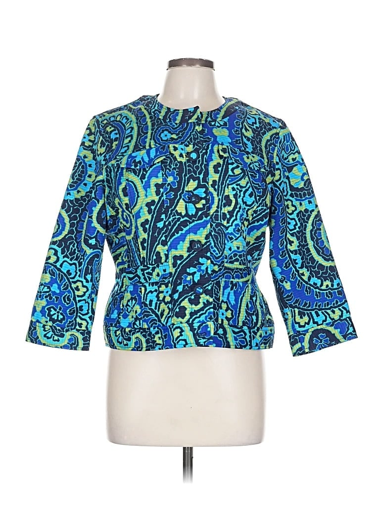 Pre-owned Ruby Rd. Blazer Jacket In Blue