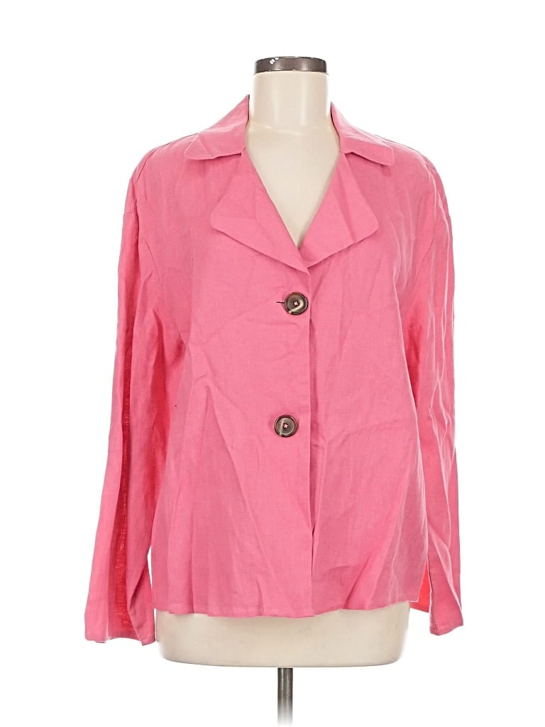 Pre-owned Reformation Blazer Jacket In Pink