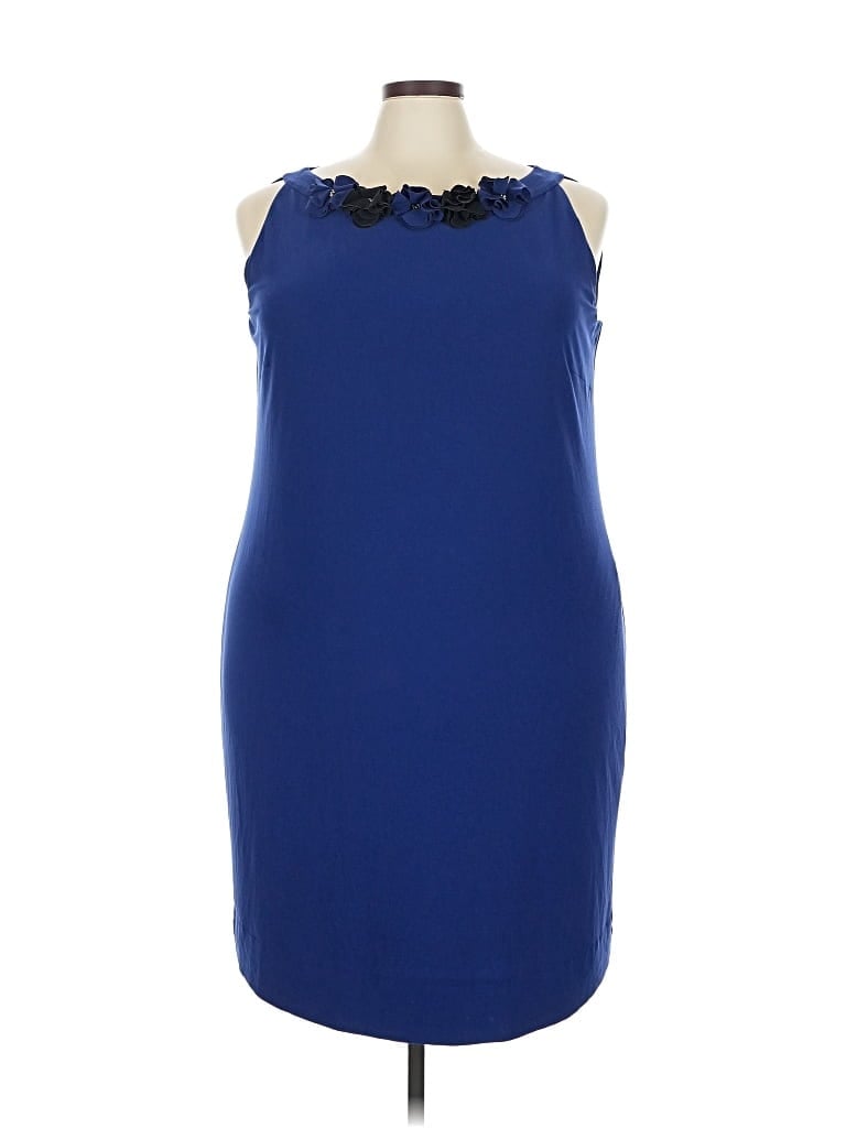 Pre-owned Dressbarn Cocktail Dress In Blue