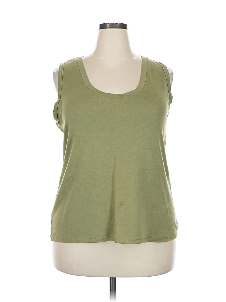 Pre-owned A New Day Sleeveless T-shirt In Green