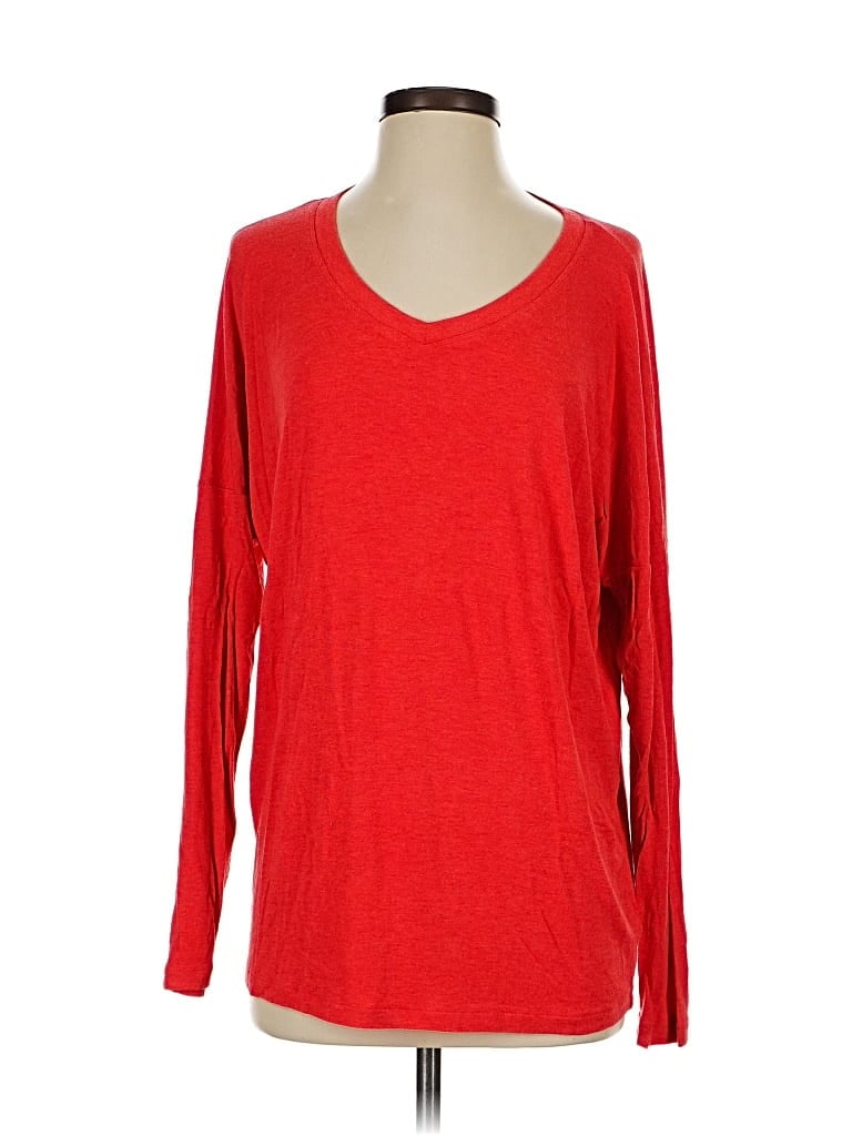 Pre-owned Cabi 3/4 Sleeve T-shirt In Red