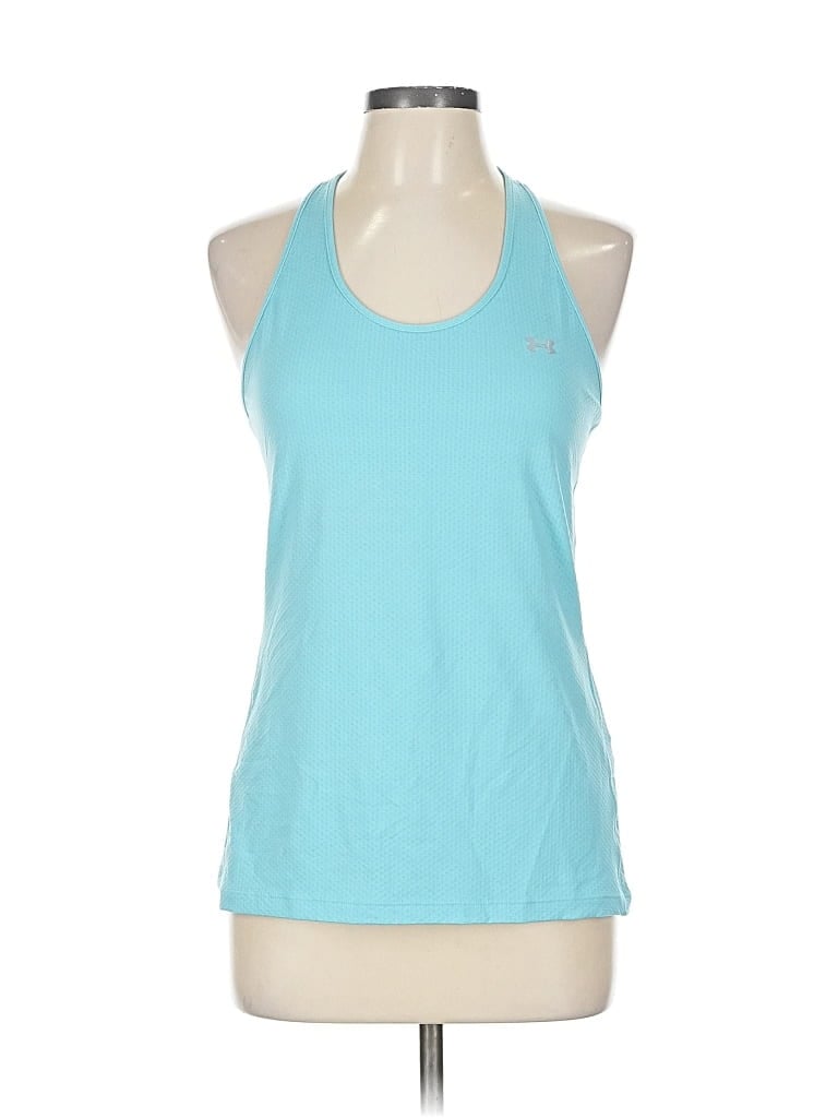 Pre-owned Under Armour Active Tank Top In Blue