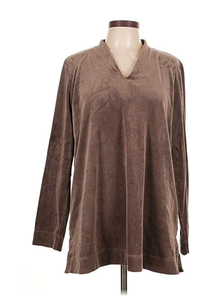 Pre-owned Purejill Pullover Sweater In Brown