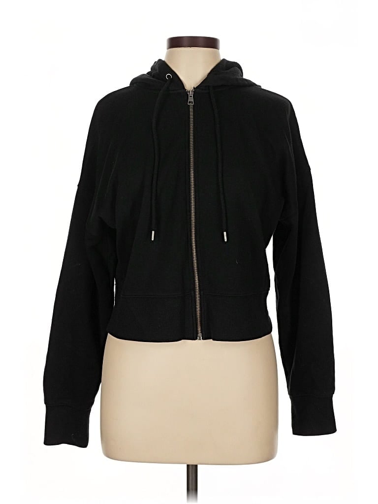 Pre-owned Universal Thread Zip Up Hoodie In Black