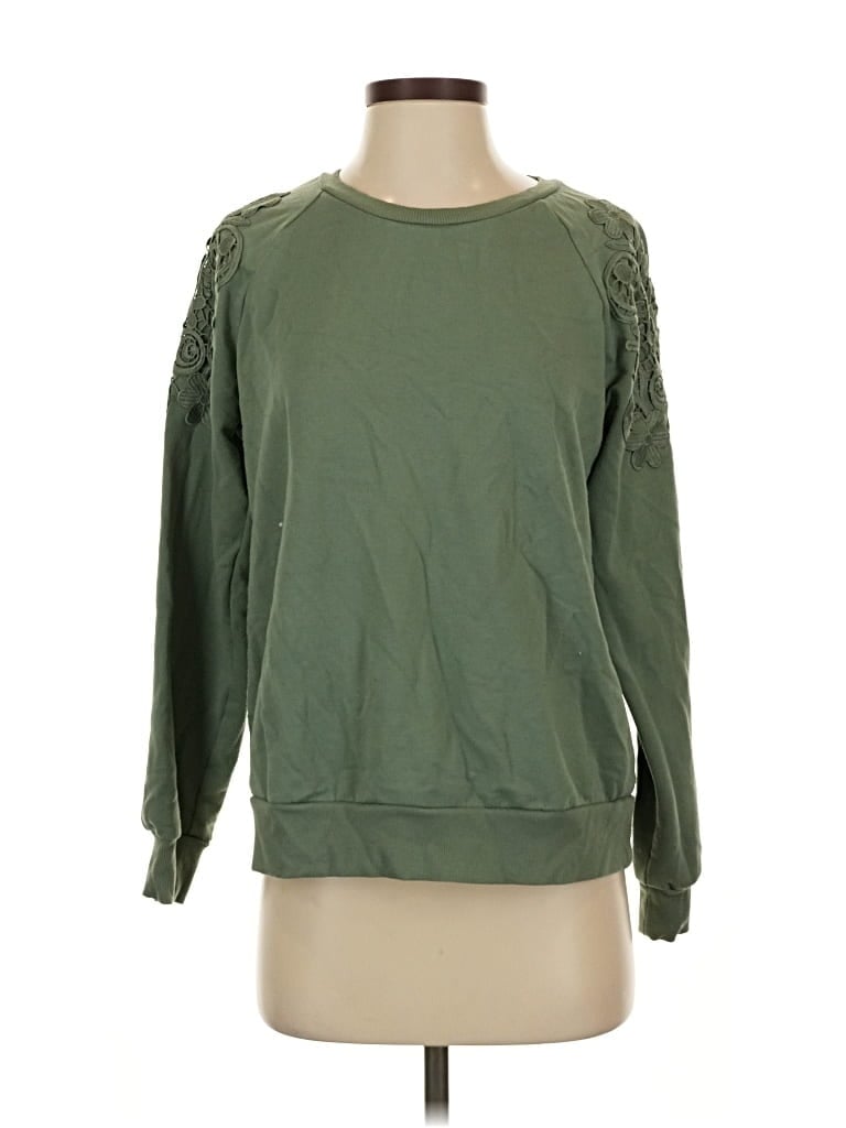 Pre-owned Gloria Vanderbilt Sweatshirt In Green