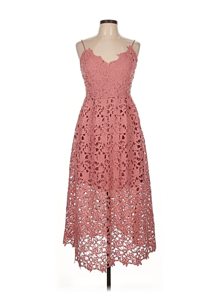 Pre-owned Astr Cocktail Dress In Pink