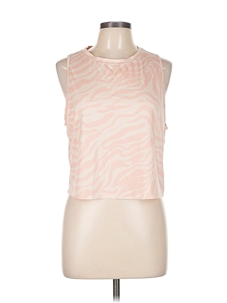Pre-owned Fabletics Sleeveless T-shirt In Pink