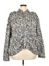 DressBarn 100% Polyester Animal Print Ivory Jacket Size 18 - 20 - photo 1