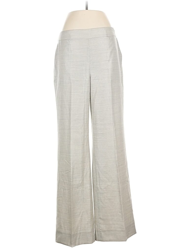 Pre-owned St John Wool Pants In Gray