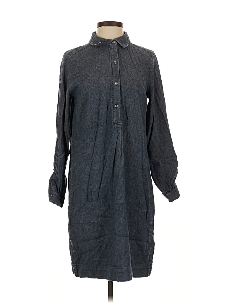 Pre-owned Jjill Casual Dress In Gray