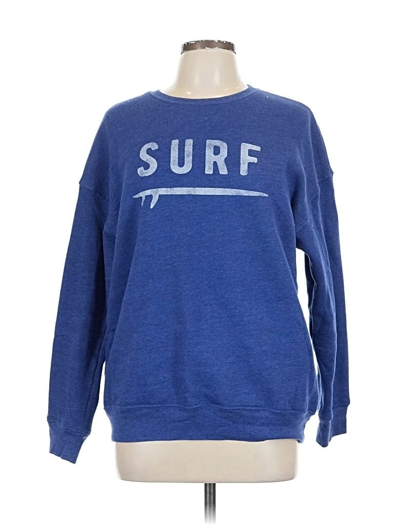 Pre-owned Oat Collective Sweatshirt In Blue