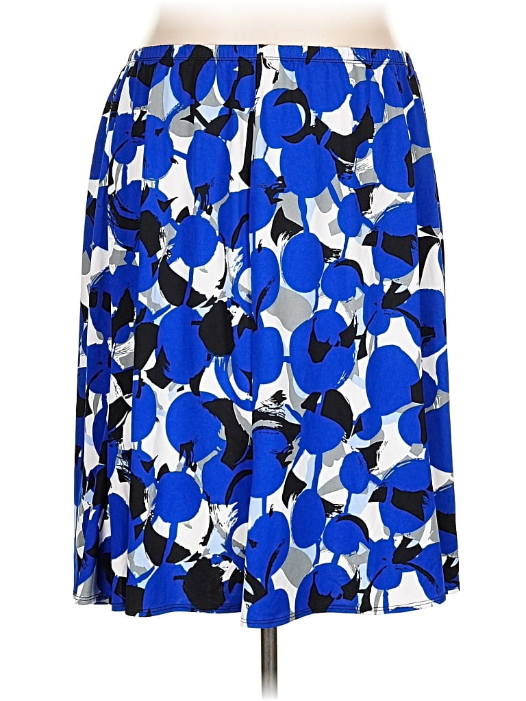 Pre-owned Lane Bryant Casual Skirt In Blue