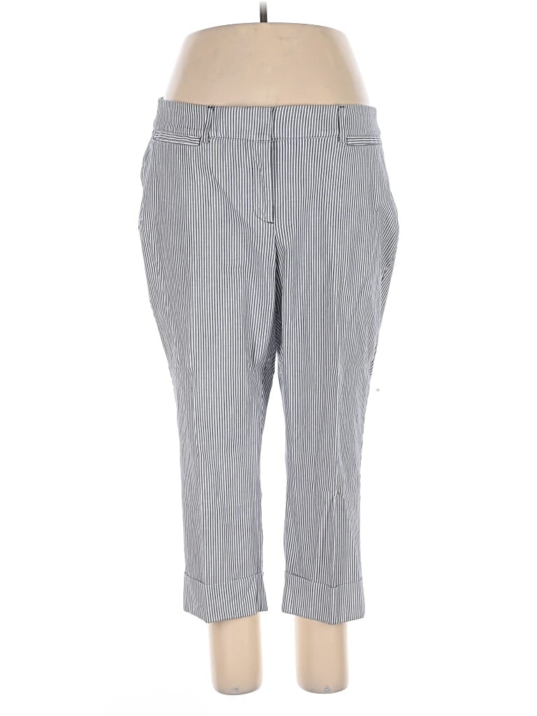 Pre-owned Lane Bryant Outlet Dress Pants In Gray