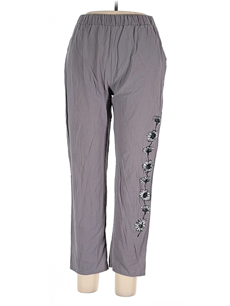 Pre-owned Unbranded Track Pants In Gray