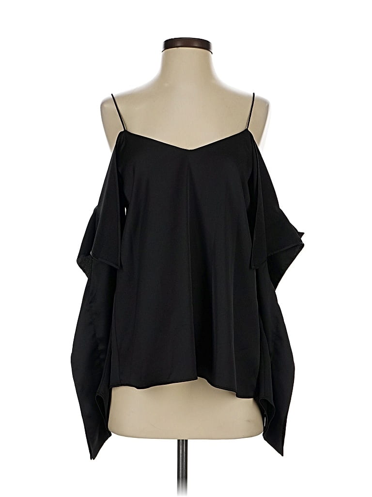 Pre-owned Ro & De Sleeveless Blouse In Black