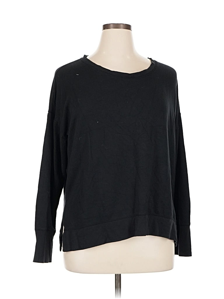 Pre-owned Active Life Pullover Sweater In Black