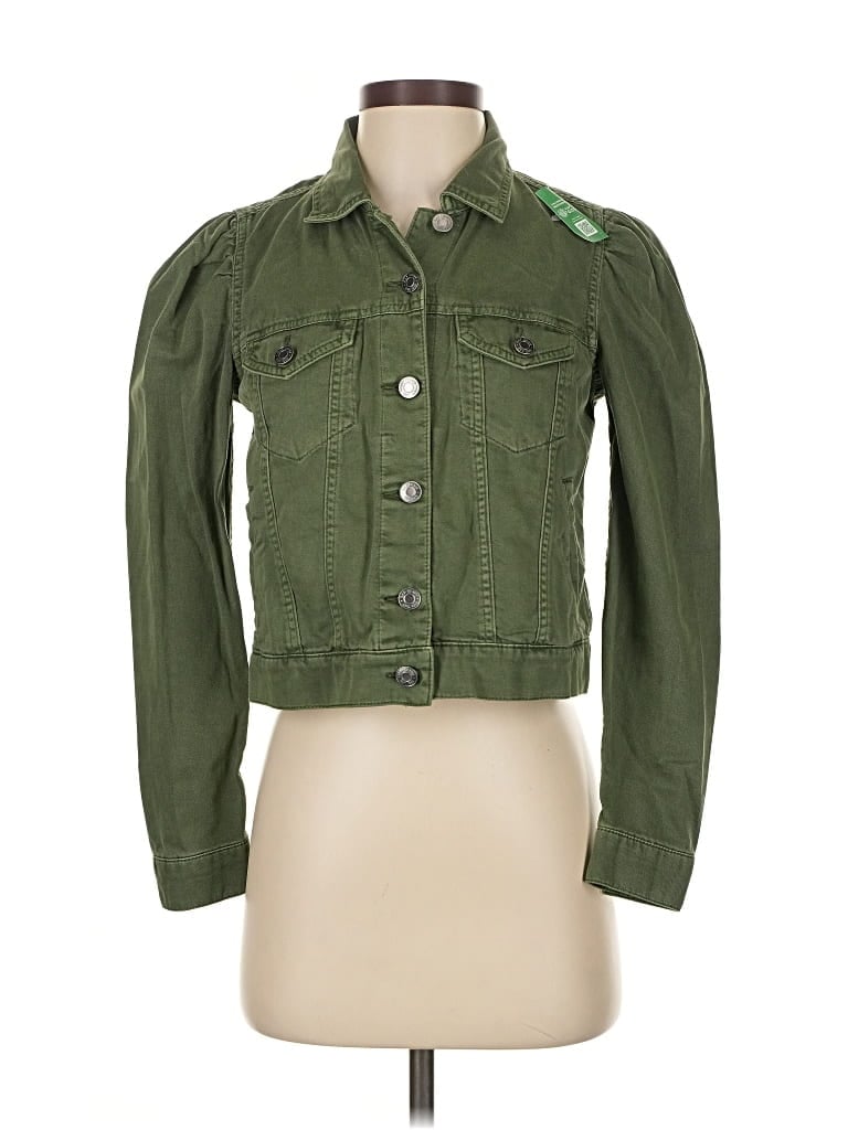 Pre-owned Gap Jacket In Green