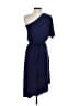 Max and Cleo Solid Blue Casual Dress Size XS - photo 2
