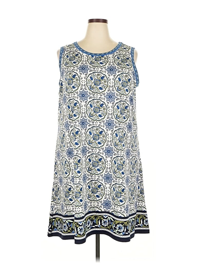 Pre-owned Max Studio Casual Dress In Blue