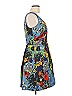 David Meister 100% Polyester Floral Blue Cocktail Dress Size 10 - photo 4