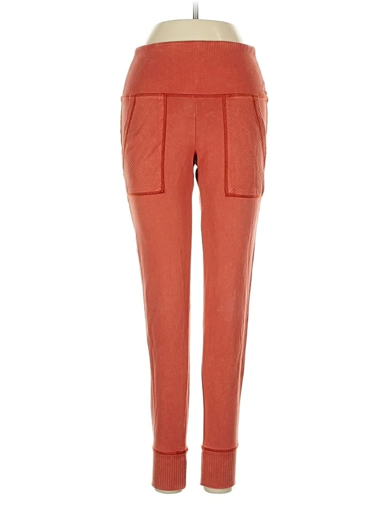 Pre-owned Aerie Active Pants In Orange